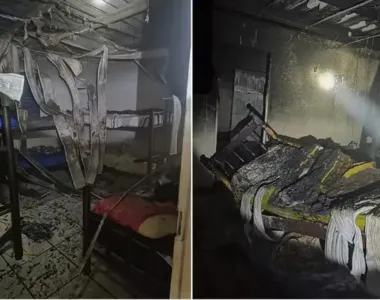 Imagens mostram tamanho dos danos com o incêndio