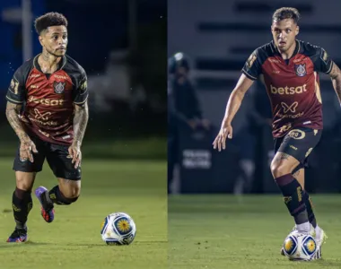 Jogadores podem atuar juntos no meio-campo do Vitória