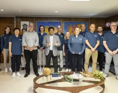 Comitiva também visitou Museu da CBF