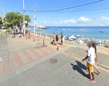 A situação envolvendo o idoso ocorreu na praia do Porto da Barra