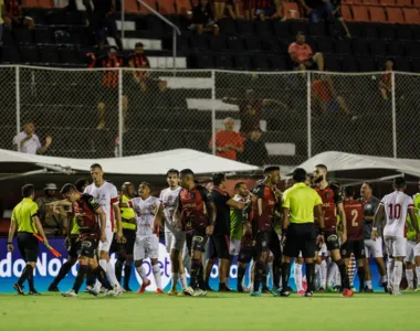 Leão e Timbu ficaram no 1 a 1, no Barradão, pela Copa do Nordeste