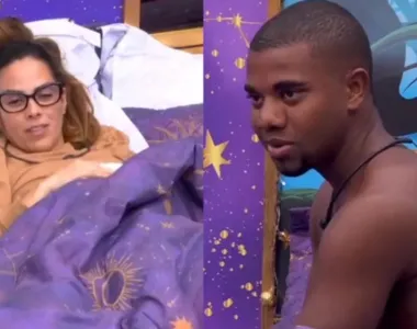 Davi e Wanessa estão confinados no BBB 24