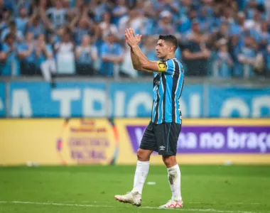 Suárez entrou em campo pela última vez na Arena do Grêmio, no último domingo (3)