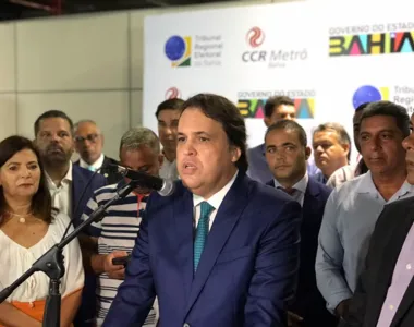 A cerimônia contou com a participação do governador da Bahia, Jerônimo Rodrigues (PT)