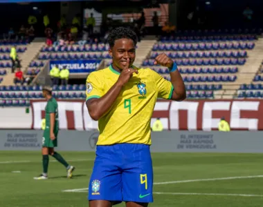 Endrick marcou o gol da vitória da Seleção