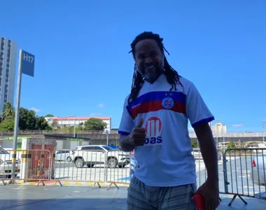 Anderson Lino foi à Arena Fonte Nova votar