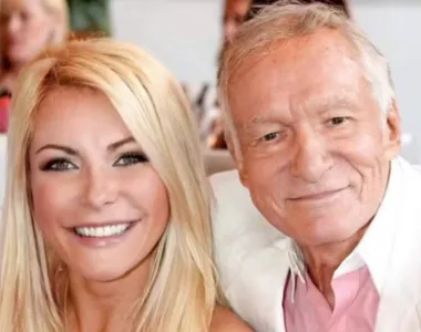 Crystal e Hugh Hefner