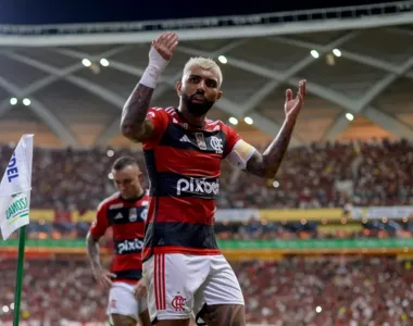 Gabigol em ação pelo Flamengo