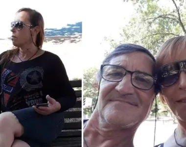 Barbara Ioele e seu companheiro Davide Pizzinato