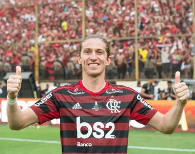 Filipe Luis ganhou a Libertadores de 2019 com Jorge Jesus