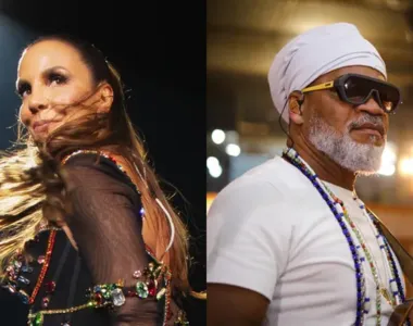 Ivete e Carlinhos Brown se apresentam na Praça Castro Alves