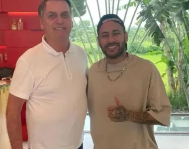 Neymar e Jair Bolsonaro