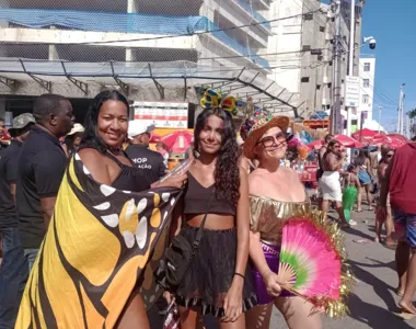 Galera usou a criatividade para curtir a folia