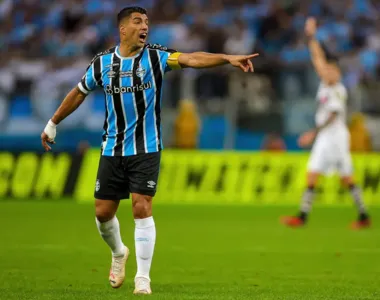 Suárez marcou o gol da vitória do Grêmio