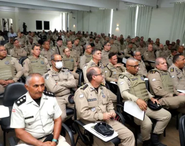 Treinamento dos agentes da Polícia Militar ocorreu nesta segunda-feira (5), em Salvador