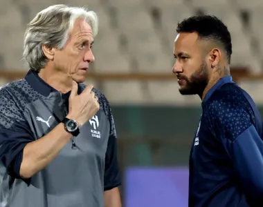 Jorge Jesus é o treinador de Neymar no Al-Hilal