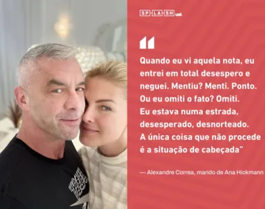 Marido de Ana Hickmann confirma agressão