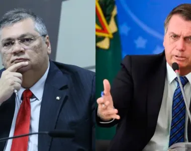 Flávio Dino e Jair Bolsonaro