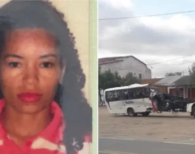 Maria estava no ônibus de turismo que bateu contra caminhão