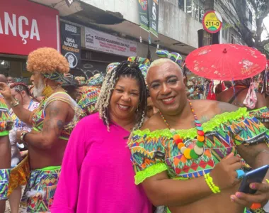 Elisangela Brito aproveita o Carnaval de Salvador