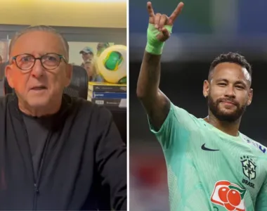 Galvão Bueno e Neymar são tretados há anos