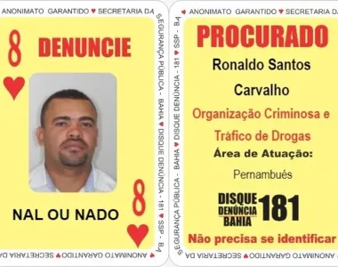 Ronaldo Santos Carvalho era procurado por diversos crimes