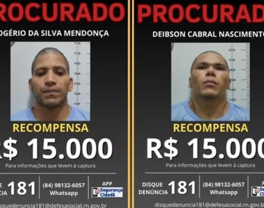 Os criminosos fugiram da unidade prisional no dia 14 de fevereiro