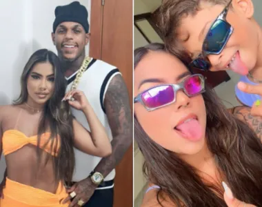 Natalya Nery namora o cantor Oh Polêmico  e é mãe do pequeno Pedro