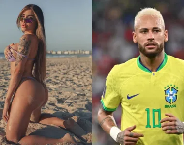 Aline Faria teve prints de conversa intima com Neymar vazada na web