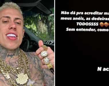 MC Daniel ficou na bronca após perder joias