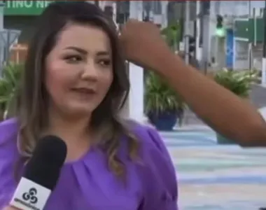 Repórter da Rede Amazônica sofre tentativa de agressão durante entrada ao vivo em jornal