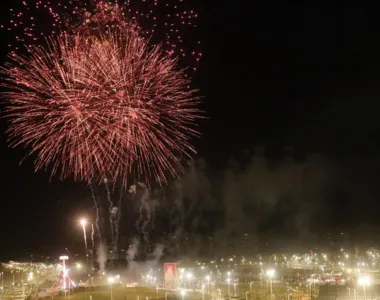 Fogos vão explodir a partir da meia-noite na Arena Daniela Mercury