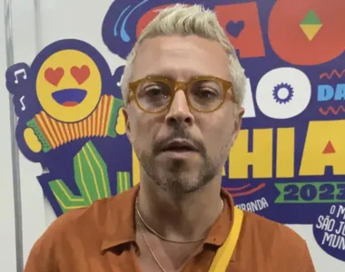 Registro de Bruno Monteiro, secretário de cultura da Bahia, no São João da Bahia