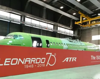 A Leonardo é responsável pela fabricação da aeronave ATR
