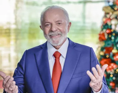 Lula em pronunciamento de Natal