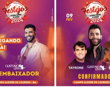 O município teria pago mais de 1 milhão de reais somente ao Gusttavo Lima