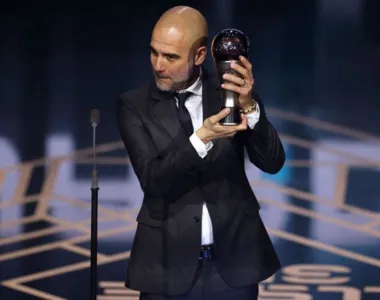 Guardiola foi eleito o melhor treinador no prêmio Fifa The Best