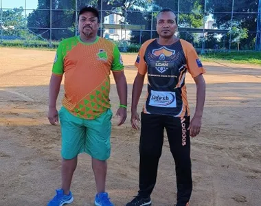 Dois dos organizadores do torneio