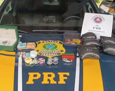 Material apreendido pela PRF