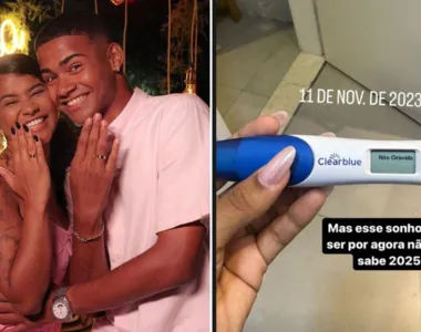 Sheuba está noiva de Tiago Souza
