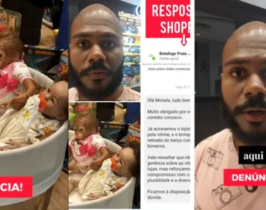 Professor usou as redes sociais para divulgar o caso de racismo na loja do Botafogo Praia Shopping, no Rio de Janeiro