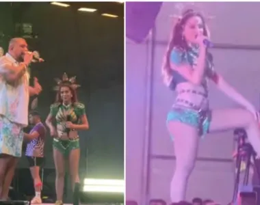 Naldo Benny foi um dos convidados do "Ensaios da Anitta"
