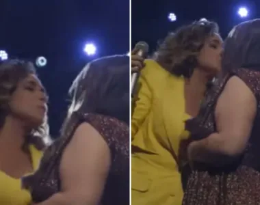 Daniela Mercury beija Preta Gil