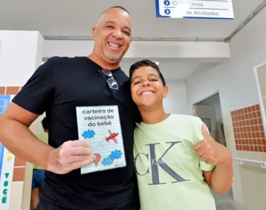 Heitor Caramelo,10 anos com o pai, Claudio Paranhos.