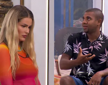 Yasmin Brunet e Davi conversaram após o Sincerão