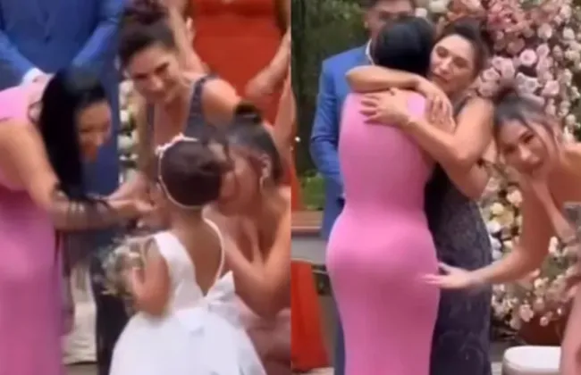 Imagem ilustrativa da imagem Após briga e fim da dupla, Simone e Simaria se reencontram em festa