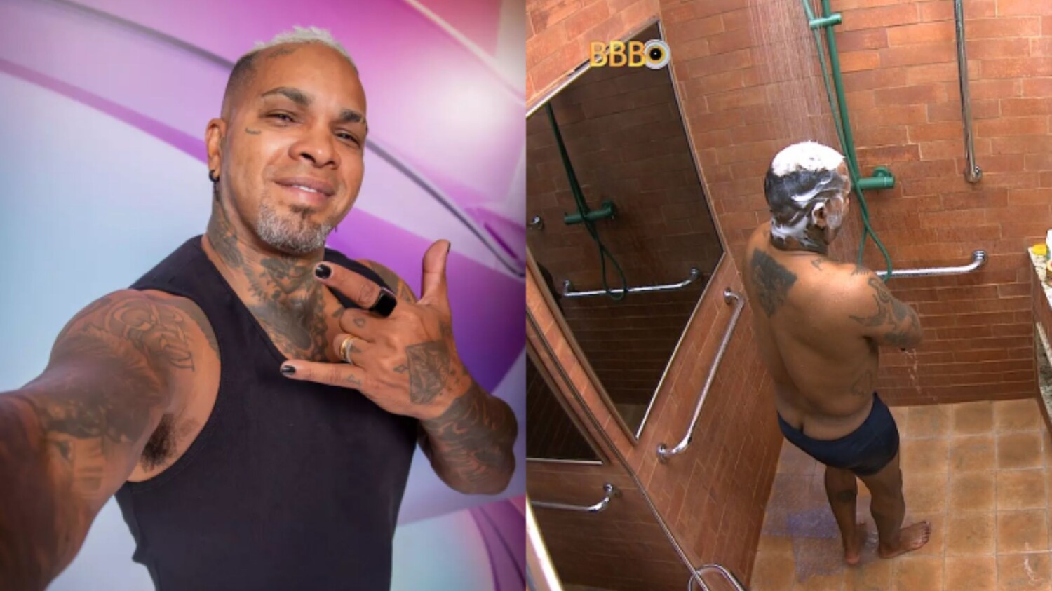 Vídeo: Rodriguinho deixa vazar nudes durante o banho BBB 24 | Portal Massa