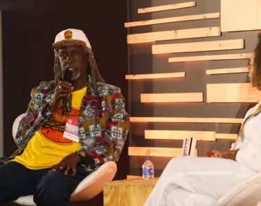 Vovô falou sobre bloco Ilê  na Bienal
