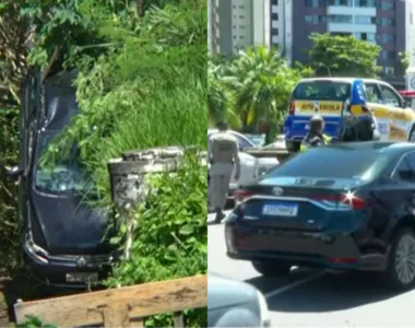 Acidente aconteceu na Magalhães Neto