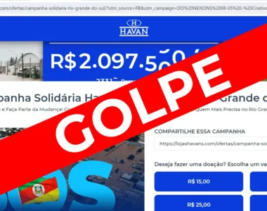 Golpistas estão utilizando imagem da Havan para se aproveitar da situação